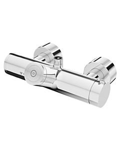 Schell Vitus shower thermostat 002140699 CVD, battery operation, mixed water, chrome-plated