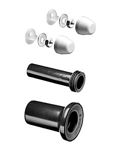 Schell inlet / outlet set 032610099 drain pipe 90 mm, for wall-mounted WC