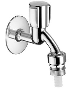 Schell Comfort outlet valve 033510699 G 2000 / 2 AG, chrome-plated, with COMFORT handle / grease chamber top