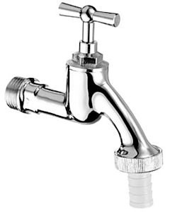 Schell outlet valve 034050699 chrome, upper part with toggle handle