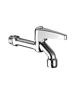 Schell outlet valve 034250699 G 2000 / 2 AG, chrome-plated, with lever handle 270 degrees open / close