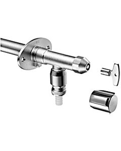 Schell Polar II frost-proof complete fitting with pipe aerator 039960399 DN 15, matt chrome, with pipe aerator