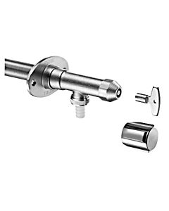 Schell Polar II Außenwandventil 039970399 frostsicher, mattchrom, ohne Rohrbelüfter