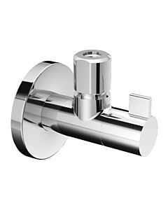 Schell regulating angle valve 053920699 G 2000 / 2 AG x G 3/8 AG, with regulating function, chrome-plated