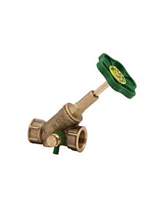 Schlösser free-flow valve 0015102000001 DN 20, Rp 3/4, with drainage, rising spindle