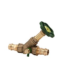 Verrouille la vanne d&#39;écoulement libre 0015381800001 DN 20, 18 mm, IT, avec purge, tige non montante