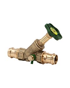 Schlösser free flow valve 0015382800001 DN 25, 28mm, IG, with draining, non-rising spindle