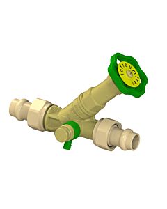 Verrouille la vanne d&#39;écoulement libre 0015871500001 DN 15, 15 mm, AG, avec purge, tige non montante