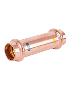 HS AQUAGAS V Schiebemuffe 28 x 28 mm 450402828 Kupfer, Press Copper,  Fitting für Gas und Wasser