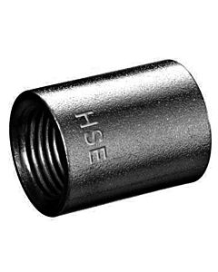 Hermann Schmidt Temperguss 16 Muffe 44160032 DN 32, 1 1/4", schwarz