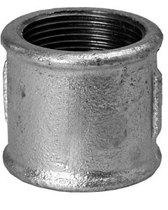 Hermann Schmidt Temperguss 270 Muffe 13270032 DN 32, 1 1/4", IG/IG, verzinkt