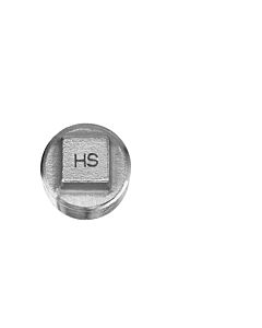 Hermann Schmidt stainless steel plug 3/4&quot;
