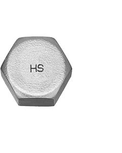 Hermann Schmidt stainless steel cap 2000 /2&quot; edged