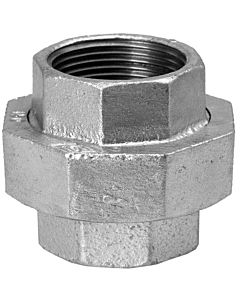 Raccord vissé Hermann Schmidt Temperguss DN 32, 2000 2000 /4&quot; à étanchéité conique, filetage intérieur, zingué