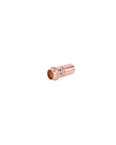 HS AQUAGAS V Reduziermuffe 35 x 22 mm 454303522 AG/IG, Press Copper, Reduzierstück, Kupfer, Fitting für Gas und Wasser
