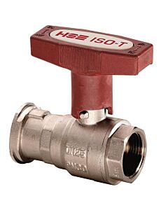Hermann Schmidt heating pump ball valve 2000 2000 /4&quot; nickel-plated brass, with extended T-handle, PN 30