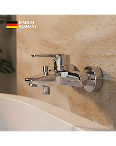 CARLDIX Wannenarmatur 02000030-00 Aufputz, ohne Brausegarnitur, chrom