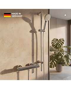 CARLDIX Shower Set with Thermostat 81000200-00 Surface Mounted, Chrome