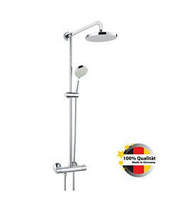 Heinrich Schulte Ascona shower system Z034647-00010 with attached shower rail, chrome-plated