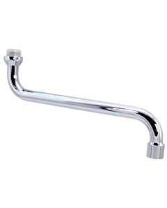 Heinrich Schulte Universal-S-Auslauf Z014028-00010 250 mm, 3/4" IG, verchromt