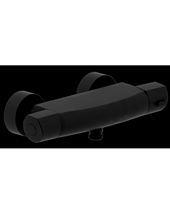 Heinrich Schulte alpha_400 Brausethermostat Z069646-00280 mattschwarz, ohne Brausegarnitur