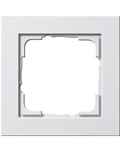 Gira 021129 cover frame E2 1-gang Reinweiß glossy 021129
