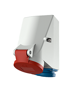 Mennekes Doppelbox mit TwinCONTACT 1649 CEE 16 A, 5 p, 400 V & SCHUKO