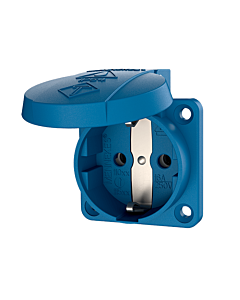 Mennekes Schuko-Anbau-Steckdose 11011 16A, 2p+E, 230V ,bl