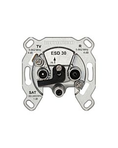 Kathrein 274209 Einzelanschlussdose 3fach ESD 30 (Radio, TV und SAT)  Einzeldose ESD 30