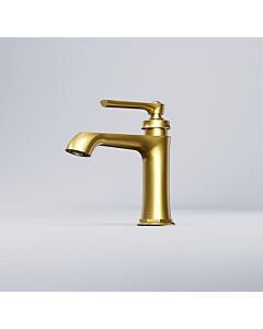 Steinberg Series 350 washbasin mixer 3501010BG without waste set, brushed gold