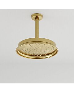Steinberg Series 350 head shower set 3501580BG ceiling mounting, Easy Clean, brushed gold