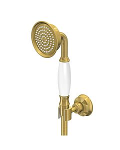 Steinberg Serie 350 Wannenbrauseset 3501626BG Handbrause, Wandhalter, Schlauch 1500mm, brushed gold
