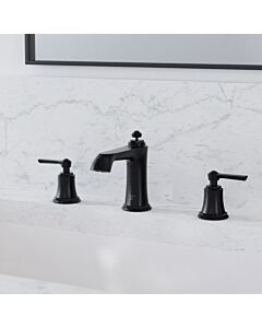 Steinberg série 350 mitigeur lavabo 3502000S avec garniture de vidage , projection 130mm, noir mat