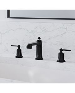 Steinberg Series 350 washbasin mixer 3502000S with waste set, projection 130mm, matt black