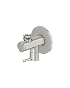 Steinberg Serie 100 Eckventil 1001640BN 1/2" x 3/8", mit Schmutzfilter, Brushed Nickel