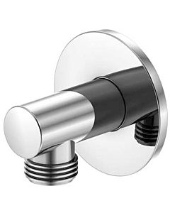 Steinberg Serie 100 connection bend 1001660 chrome, DN 15, intrinsically safe against backflow