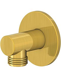 Steinberg Serie 100 Wandanschlussbogen 1001660BG 1/2", eigensicher gegen Rückfließen, Brushed Gold