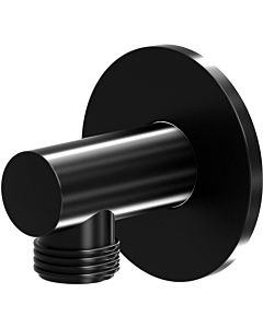 Steinberg Serie 100 wall connection elbow 1001660S 2000 / 2 &quot;, intrinsically safe against backflow, matt black