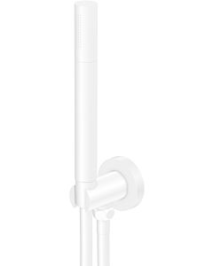Steinberg Serie 100 set de douchette 1001670W avec coude de raccordement mural et flexible de douche 1500mm, blanc mat