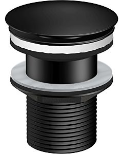 Steinberg Serie 100 valve 1001693S 2000 2000 / 4 &quot;, for Waschtische without overflow, matt black