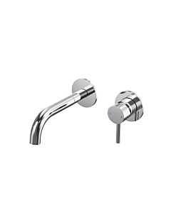 Steinberg Serie 100 basin mixer 10018143 concealed, projection 195 mm, chrome, wall mounting