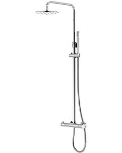 Steinberg Serie 100 Duschsystem 1002721 chrom, Aufputz, mit Regenbrause und Thermostat