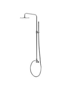 Steinberg Serie 100 système de douche 1002780 chromé , avec douche Serie 100 douche à main, raccord mural