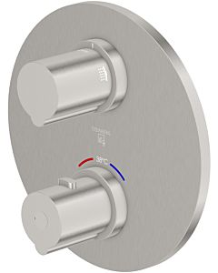 Steinberg Serie 260 10041333BN for concealed thermostat, brushed nickel