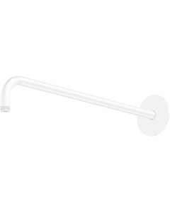 Steinberg Serie 100 shower arm 1007910W 450 mm, with reinforced wall bracket, matt white, wall mounting