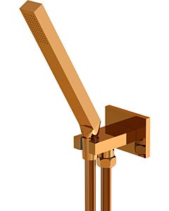 Steinberg Serie 135 hand shower set 1351670RG with wall connection elbow and shower hose 1500mm, rose gold