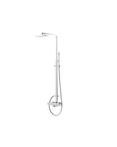 Steinberg Serie 160 shower set 1602721 with exposed thermostatic mixer, rain / hand shower, chrome