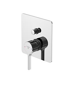 Steinberg Serie 230 bath mixer 23021033 concealed, with cover plate 165 x 165 mm, with diverter, chrome