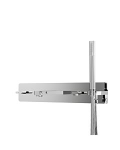 Steinberg Serie 230 Wannen 5 Loch Armatur 2302692 Unterputz Wand Armatur, mit Umstellung, chrom