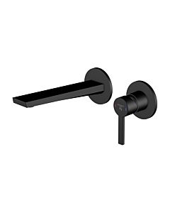 Steinberg Serie 260 26018143S projection 205 mm, basin mixer, wall mounting, matt black